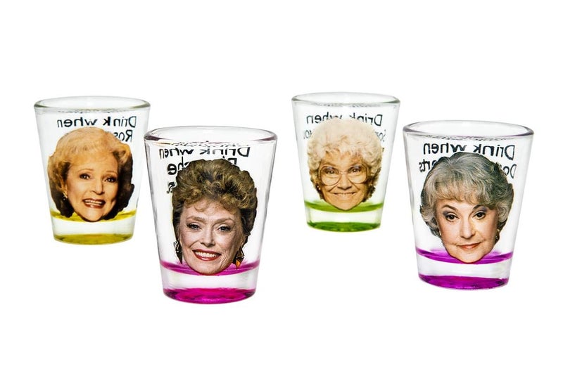 JUST FUNKY Golden Girls Shot Glasses | Fun Drinking Games | Set Of 4 Collectible Glasses | Perfect For Parties, Game Night, Bachelor Bachelorette Party, College Graduation, Birthday Gift - Image 2